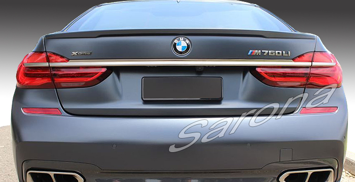 Custom BMW 7 Series  Sedan Trunk Wing (2016 - 2019) - $225.00 (Part #BM-134-TW)